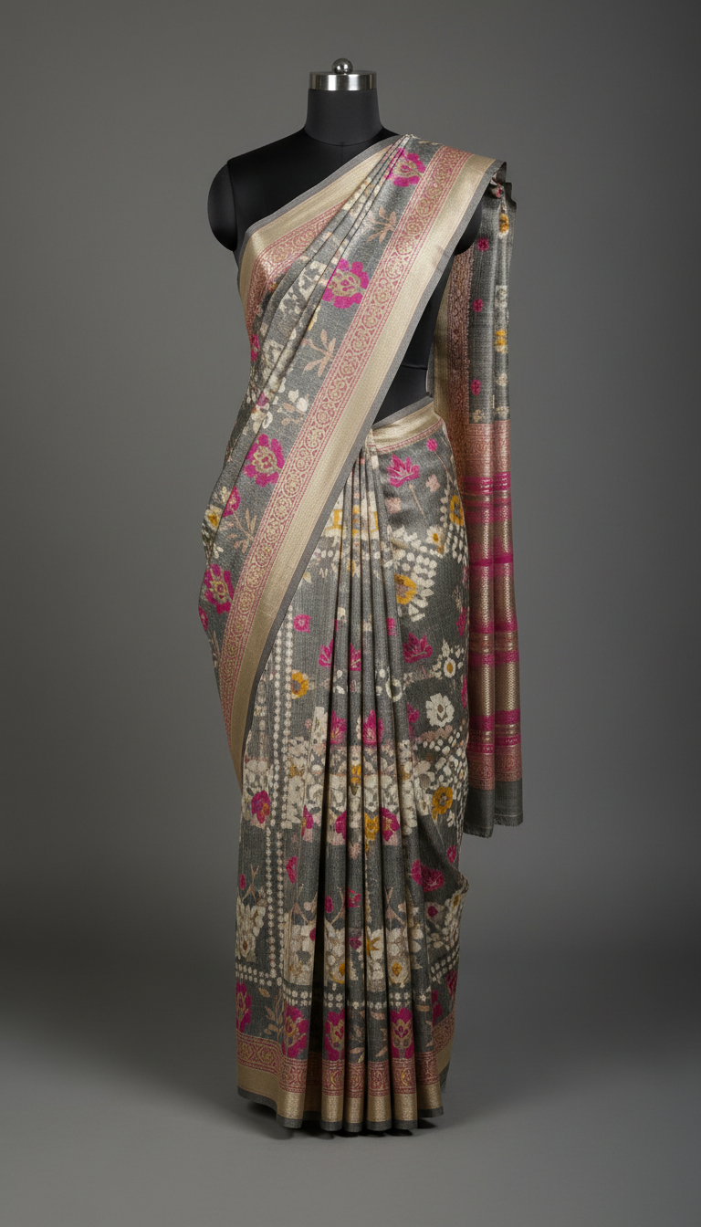 Pearl Mist pre-stitched saree